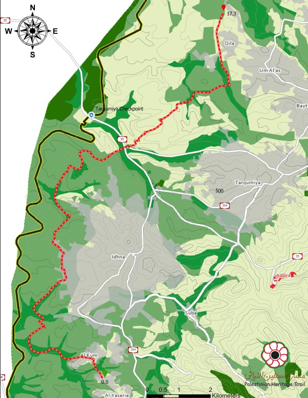 Topo map